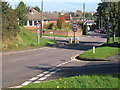 Looking down Poplar Hill towards Stowmarket town