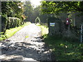 Private road into Buckland