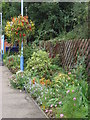 Flowerbeds at Sudbury station