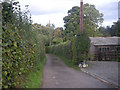 Narrow lane at Sleapford