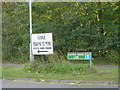 Sign for Dacres Bridge Lane